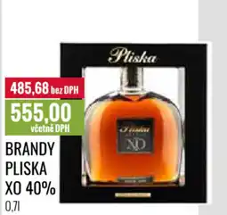 Ratio Brandy Pliska XO 40% nabídka