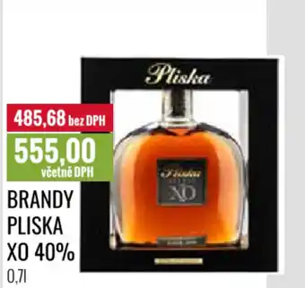 Ratio Brandy Pliska XO 40% nabídka