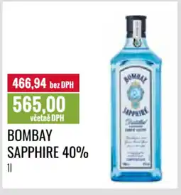 Ratio Bombay Sapphire 40% nabídka