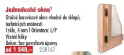 Uni Hobby Jednoduché okno¹ nabídka