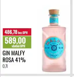 Ratio Gin Malfy rosa 41% nabídka