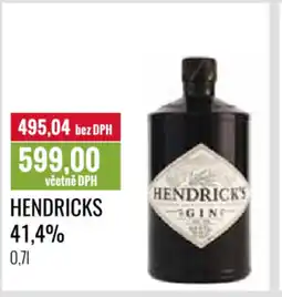 Ratio HENDRICK'S 41.4% nabídka