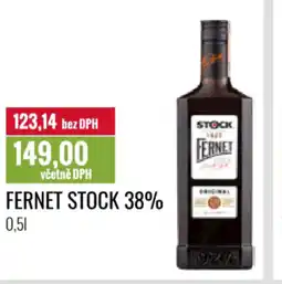 Ratio Fernet Stock 38% nabídka