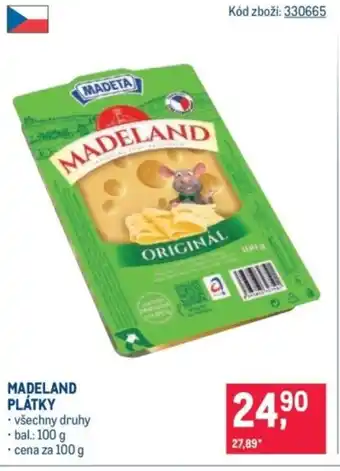 Makro Madeland plátky nabídka