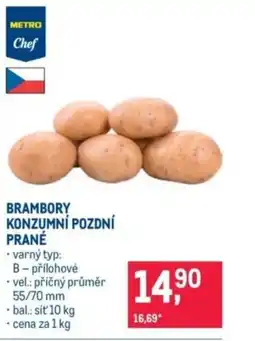 Makro Brambory konzumni pozdní prané nabídka