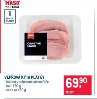 Makro Vepřová kýta plátky nabídka