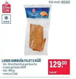 Makro Losos gorbuša filet s kůží nabídka