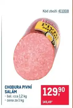 Makro Chodura pivní salam nabídka