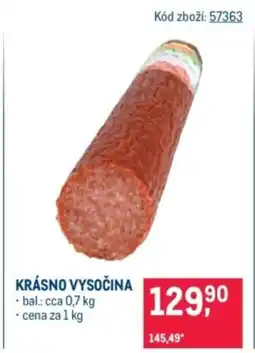 Makro Krásno vysočina nabídka