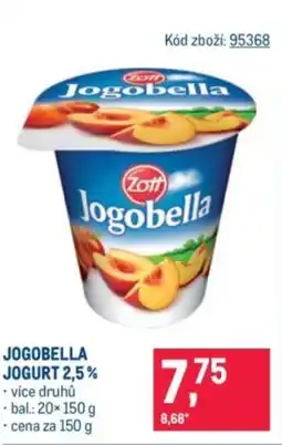 Makro ZOTT Jogobella jogurt 2,5% nabídka