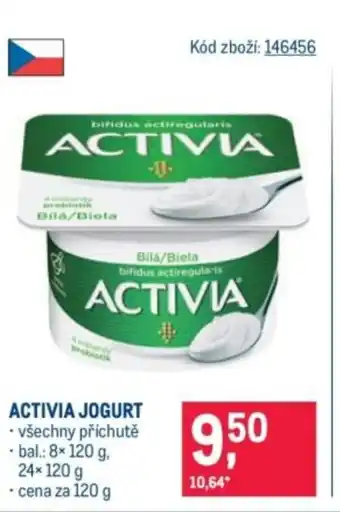Makro Activia jogurt nabídka