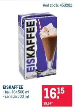 Makro Eiskaffee nabídka