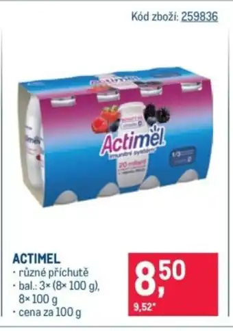 Makro Actimel nabídka