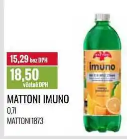 Ratio MATTONI IMUNO 0,7l nabídka
