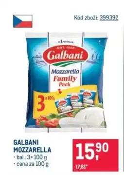 Makro Galbani mozzarella nabídka