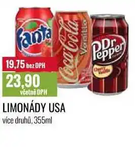 Ratio LIMONÁDY USA 355ml nabídka