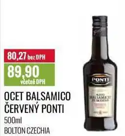 Ratio OCET BALSAMICO ČERVENÝ PONTI 500ml nabídka