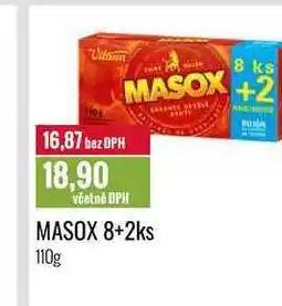 Ratio MASOX 8+2ks 110g nabídka
