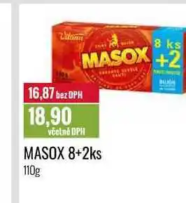 Ratio MASOX 8+2ks 110g nabídka