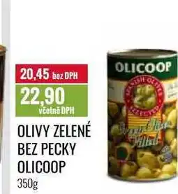 Ratio OLIVY ZELENÉ BEZ PECKY OLICOOP 350g nabídka