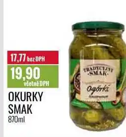 Ratio OKURKY SMAK 870ml nabídka