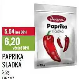 Ratio PAPRIKA SLADKÁ 25g nabídka