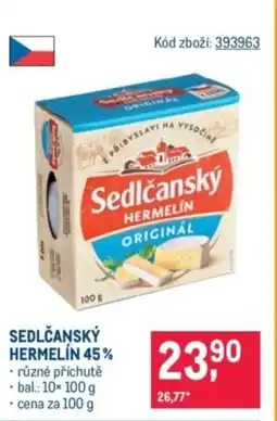 Makro Sedlčanský Hermelín 45% nabídka