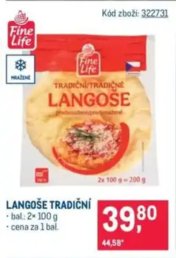 Makro Langoše tradiční nabídka