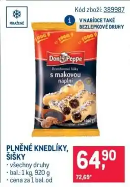 Makro Plněné knedlíky, sisky nabídka