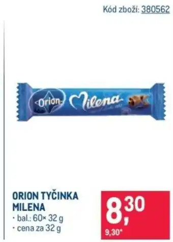 Makro Orion tyčinka Milena nabídka