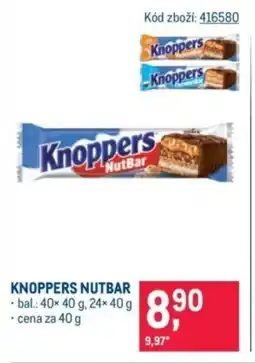 Makro Knoppers Nutbar nabídka
