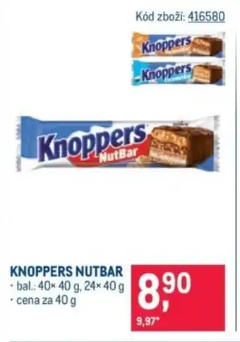 Makro Knoppers Nutbar nabídka