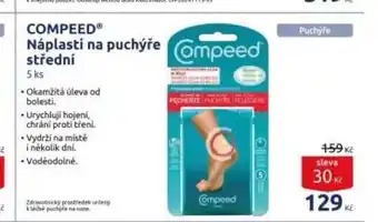 Benu Compeed náplasti na puchýře střední nabídka