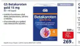 Benu Gs betakaroten gold nabídka