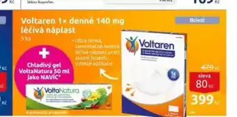 Benu Voltaren léčivá náplast nabídka