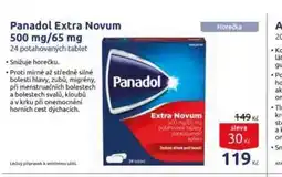 Benu Panadol extra novum nabídka