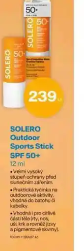 Benu Solero outdoor sports sticks spf 50+ nabídka