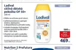 Benu Ladival citlivá dětská pokokžka of 50+ nabídka