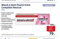 Benu Blend a den fixační krém somplete neutral nabídka