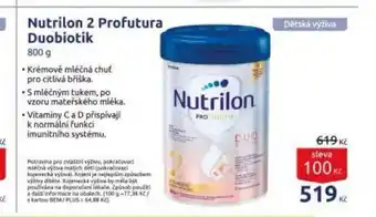 Benu Nutrilon 2 profutura duobiotik nabídka
