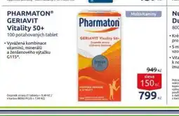 Benu Ůpharmaton geriavit vitality 50+ nabídka