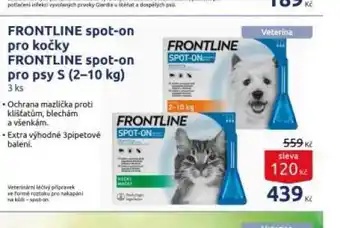 Benu Frontline spot-on pro kočky nabídka