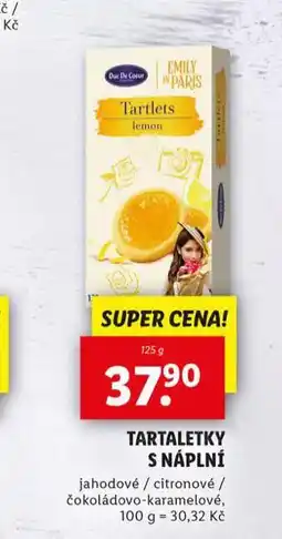 Lidl Tartaletky s náplní nabídka