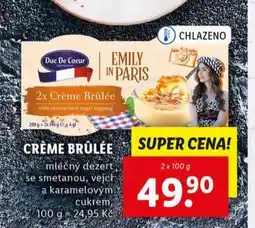 Lidl Créme brulée nabídka