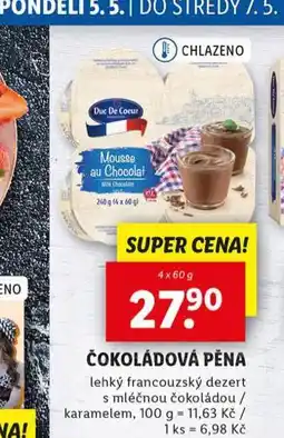 Lidl Čokoládová pěna nabídka