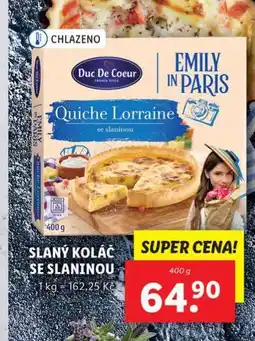Lidl Salný koláč se slaninou nabídka