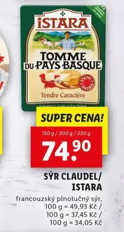 Lidl Sýr istara nabídka