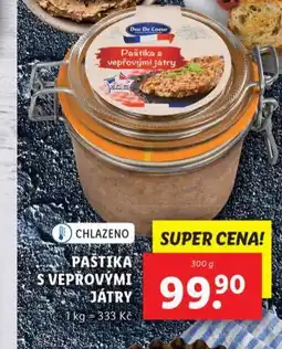 Lidl Paštika s vepřovými játry nabídka