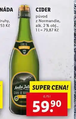 Lidl Cider nabídka