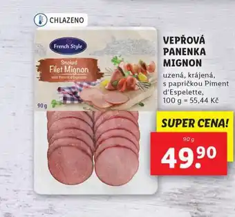 Lidl Vepřová panenka mignon nabídka